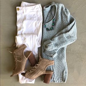 SOLD - GAP waffle knit sweater